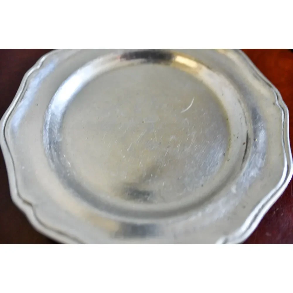 Wilton Armetale Pewter Bread Plates, Set of 2, 6 Inch, Columbia PA RWP